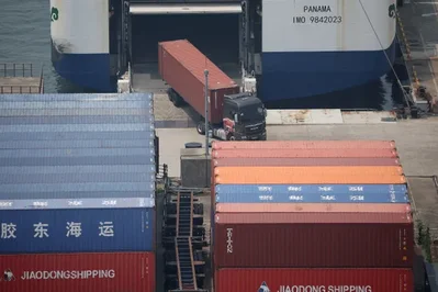 South Korea August Exports Jump 68 Percent