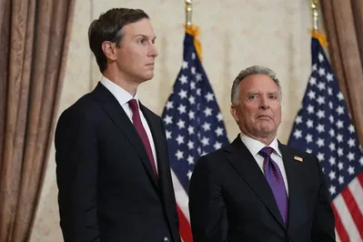 President Trump announced that U.S. Special Envoy Steve Witkoff and Jared Kushner are traveling to Russia and Ukraine to present a formal proposal aimed at ending the ongoing war.