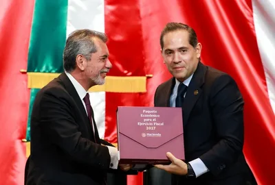 Mexico projects economic growth of up to 2.5 percent for 2027 in its latest budget proposal submitted to Congress. The draft also forecasts a narrower public sector deficit of 3.9 percent of gross domestic product.