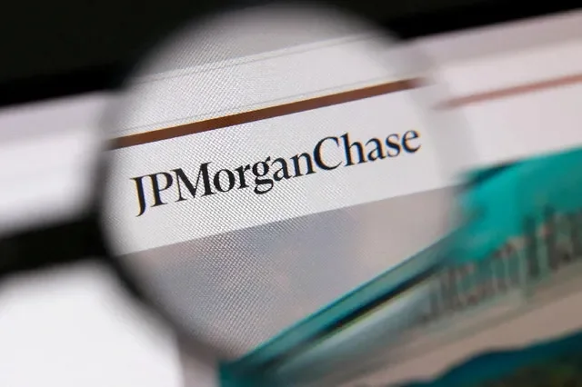 FILE PHOTO: JPMorgan Chase logo appears in this illustration created on December 1, 2025. REUTERS/Dado Ruvic/Illustration/File Photo