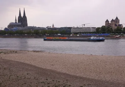 Rhine Shipping Costs Rise as Water Levels Drop