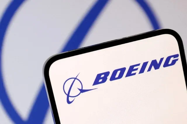 Logotipo de Boeing en esta ilustración tomada el 26 de julio de 2025. REUTERS/Dado Ruvic/Illustration
