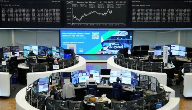 The German share price index DAX graph is pictured at the stock exchange in Frankfurt, Germany, September 11, 2026. REUTERS/Staff