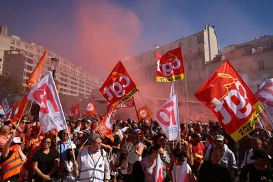 French unions strike across multiple sectors