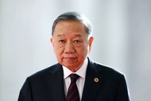 資料圖片:2026年9月10日,越南國家主席蘇林抵達法國巴黎大皇宮出席國際太空峰會。路透社/Abdul Saboor/Pool/資料圖片