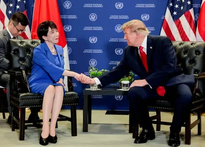 Japan PM Meets Trump Ahead of US China Summit