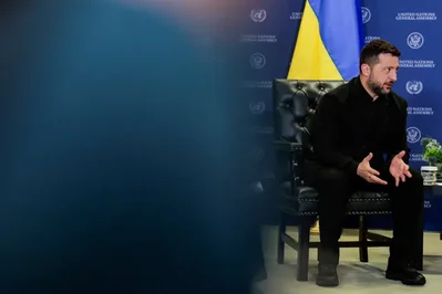 زيلينسكي يلتقي قيادات وول ستريت