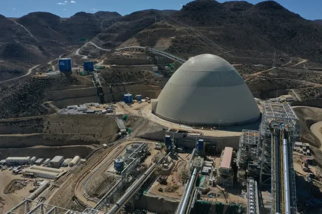 A general view of Anglo American's Quellaveco copper mine in Peru, obtained by Reuters on April 26, 2024. Anglo American/Handout via REUTERS