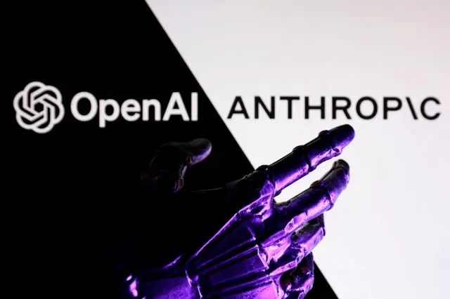 صورة أرشيفية: شعارا OpenAI وAnthropic يظهران في هذا الرسم التوضيحي الملتقط في 11 يونيو 2026. رويترز/دادو روفيتش/رسم توضيحي/صورة أرشيفية