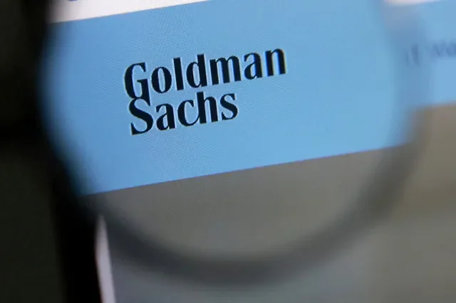 صورة ملف: يظهر شعار Goldman Sachs في هذا الرسم التوضيحي المأخوذ في 1 ديسمبر 2025. رويترز/دادو روفيتش/رسم توضيحي/صورة ملف