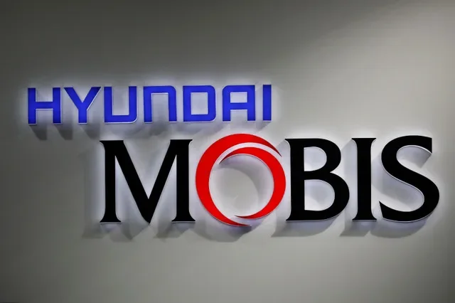 The logo of Hyundai Mobis is seen during the 2019 Seoul Motor Show in Goyang, South Korea, March 28, 2019. REUTERS/Kim Hong-Ji