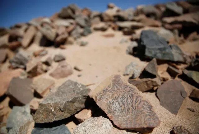 Rocks are seen at Abu Zawal, a crumbling ancient Roman fort and an abandoned 20th century British mine, in the Eastern Desert near the southern province of Luxor, Egypt May 20, 2016. REUTERS/Amr Abdallah Dalsh