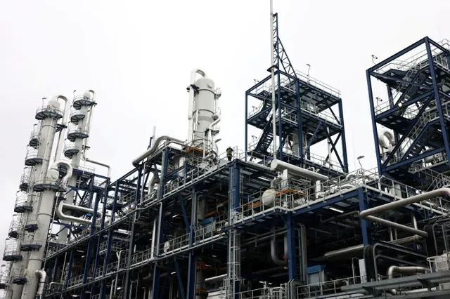 A view of a refinery at the Infraleuna chemical complex in Leuna, Germany, July 28, 2025. REUTERS/Christian Mang