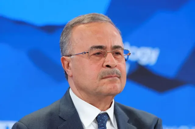 صورة أرشيفية: رئيس Aramco وكبير إدارييها التنفيذيين أمين الناصر يحضر الاجتماع السنوي السادس والخمسين للمنتدى الاقتصادي العالمي في دافوس، سويسرا، 20 يناير 2026. REUTERS/دنيس باليبوس/صورة أرشيفية