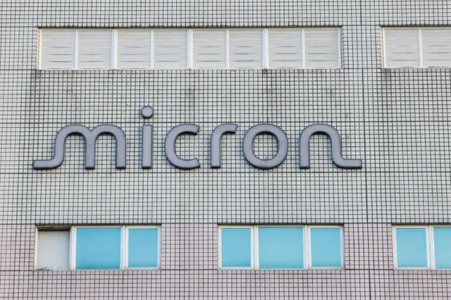The Micron Technology logo is seen on a building at the company's facility in Taoyuan, Taiwan, September 17, 2026. REUTERS/Ann Wang