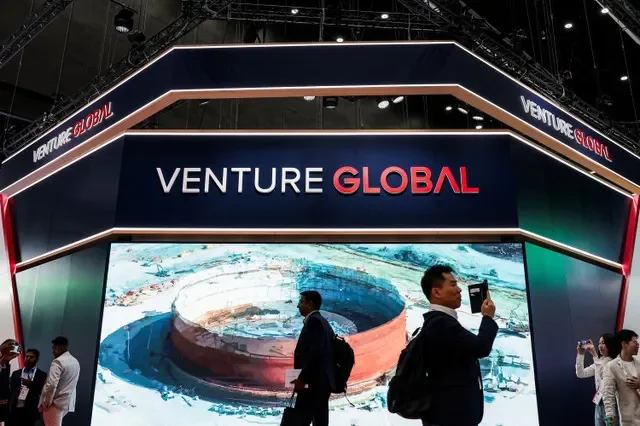 People walk near the U.S.-based Venture Global booth during Gastech Bangkok 2026, in Bangkok, Thailand, September 14, 2026. REUTERS/Chalinee Thirasupa