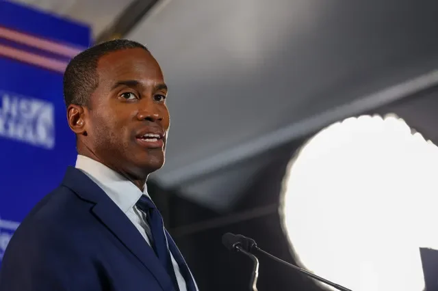 U.S. Rep. John James, the Republican candidate for governor, accused his Democratic rival, Secretary of State Jocelyn Benson, and her husband of "bulldozing" Saline Township to help tech giants Oracle and OpenAI build a massive data center on longtime farmland. Benson's husband, Ryan Friedrichs, was initially involved in his employer's development of the data center, but has since recused himself