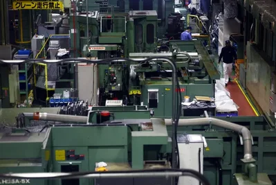 Japan Factory Sentiment Hits Five Year High