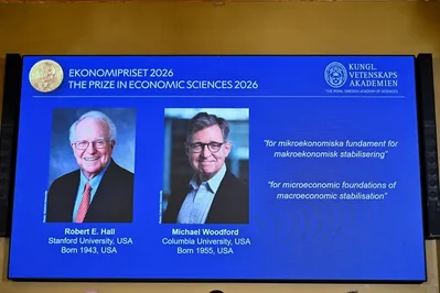 霍爾與伍德福德榮膺2026年諾貝爾經濟學獎