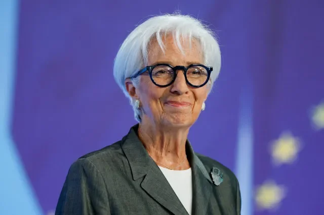 FILE PHOTO: European Central Bank President Christine Lagarde addresses a press conference following the ECB Governing Council meeting at the ECB headquarters in Frankfurt, Germany, July 23, 2026. REUTERS/Heiko Becker/File Photo