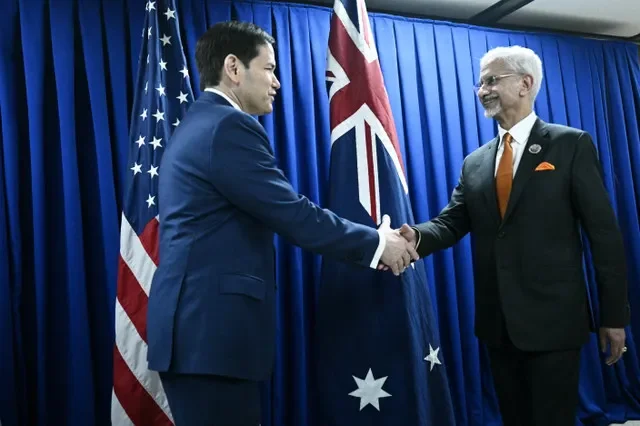 US Secretary of State Marco Rubio meets with India's External Affairs Minister S. Jaishankar on the sidelines of the Association of Southeast Asian Nations (ASEAN) Foreign Ministers' Meeting in Pasay, Metro Manila on July 22, 2026. BRENDAN SMIALOWSKI/Pool via REUTERS