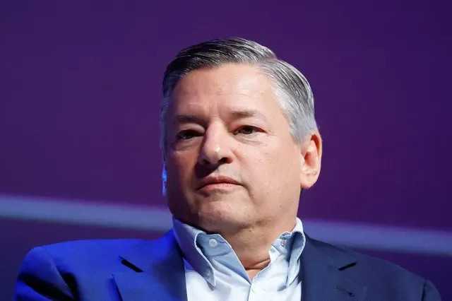FILE PHOTO: Ted Sarandos, Chief Content Officer and co-CEO at Netflix, attends a conference at the Cannes Lions International Festival of Creativity in Cannes, France, June 23, 2022. REUTERS/Eric Gaillard/File Photo