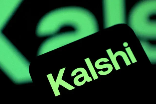 資料照片:2026年4月22日拍攝的插圖中顯示的Kalshi標誌。路透社/達多·魯維奇/插圖/資料照片