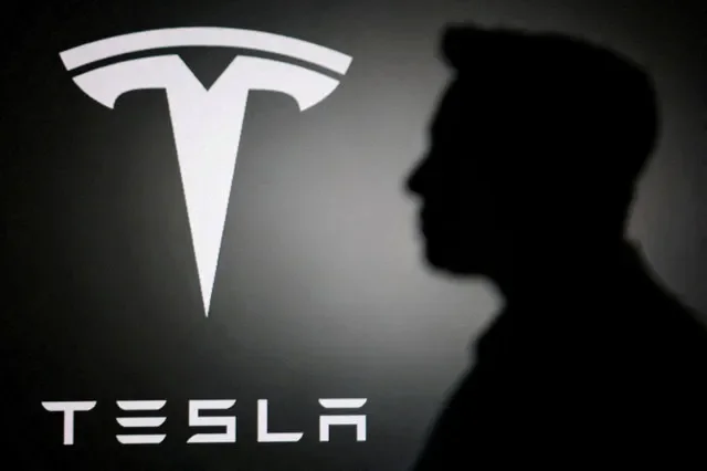 FOTO DE ARQUIVO: A silhueta de Elon Musk e o logotipo da Tesla são vistos nesta ilustração feita em 11 de junho de 2026. REUTERS/Dado Ruvic/Ilustração/Foto de arquivo