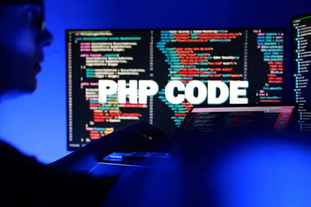 The words "PHP Code" and PHP code are displayed on a screen in this illustration taken on October 22, 2026. REUTERS/Dado Ruvic/Illustration