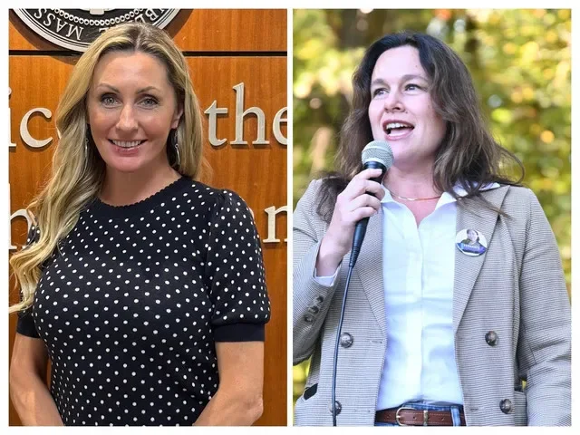 Stephanie Mulroy, a la izquierda, y Krista Ferrante