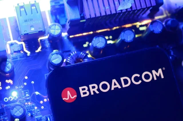 2026年6月11日拍攝的插圖中展示的Broadcom標誌。路透社/達多·魯維奇/插圖