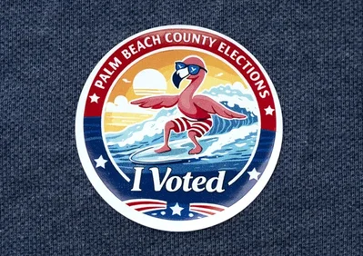 Eleitores do condado de Palm Beach se preparam para a eleição de 3 de novembro