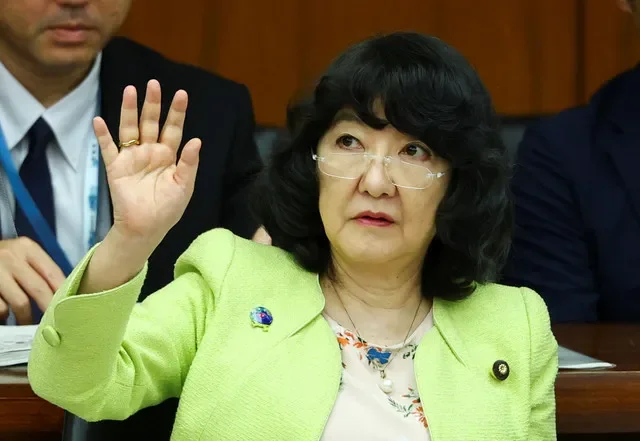 2026年10月21日,日本東京,日本財務大臣片山皋月出席國會眾議院財務金融委員會會議。REUTERS/Issei Kato