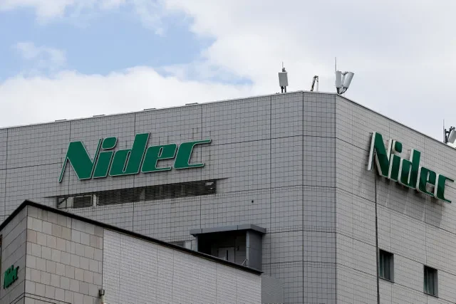 Nidec Corporation’s Logo at its office in Tokyo, Japan, September 9, 2026. REUTERS/Manami Yamada