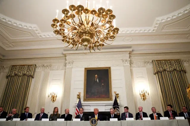 資料写真:2025年3月7日、米ワシントンD.C.のホワイトハウスで開催されたホワイトハウス暗号資産サミットで演説するドナルド・トランプ米大統領。ロイター/エヴリン・ホックスタイン