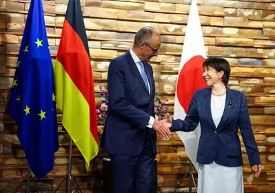 メルツ首相、貿易同盟への支持を日本に要請