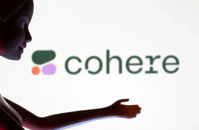 2023年3月31日拍攝的插圖中展示的Cohere標誌。REUTERS/達多·魯維奇/插圖