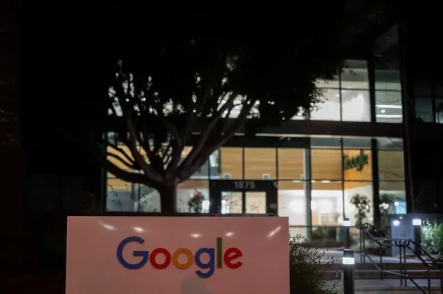 2026年4月15日,位於美國加州山景城公司研究設施的 Google 標誌。REUTERS/Carlos Barria
