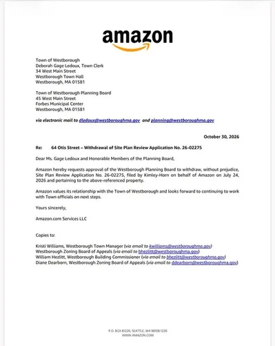 Amazon、ウェストボロでのドローン配送計画を断念